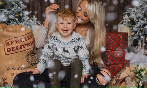 Christmas family photo shoot, Mansfield, Nottinghamshire